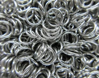 Stainless Steel Jump Rings - 6mm - 20 ga - Select 200 or 500 pcs