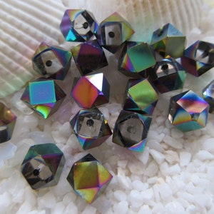 Imitation Austrian AAA Crystal Cubes - Cornerless - 6mm - Select 25 or 50 pcs