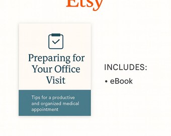 Senior Doctor Visit Guide eBook | Health Tracker, Questions & Care Plan (PDF)