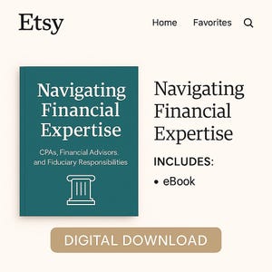Navigating Financial Expertise eBook | Money Management, Budgeting and Wealth Skills Guide | Senior & Caregiver Finance PDF