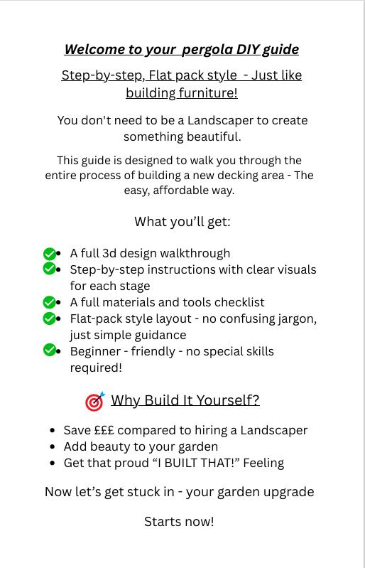 DIY Deck Building Ebook: Step-by-step Guide to Build Your Own Garden ...