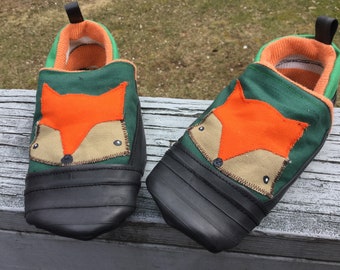 Minimalist Kids Shoes, Soft Soled Sandals, Baby Shoes,  Rubber Soles / Spring Mud & Muck Shoes, Toadstool, Waldorf School Shoes