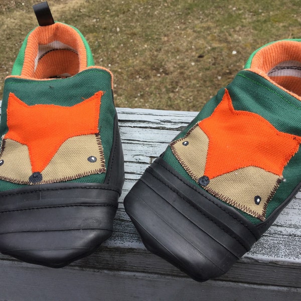 Minimalist Kids Shoes, Soft Soled Sandals, Baby Shoes,  Rubber Soles / Spring Mud & Muck Shoes, Toadstool, Waldorf School Shoes