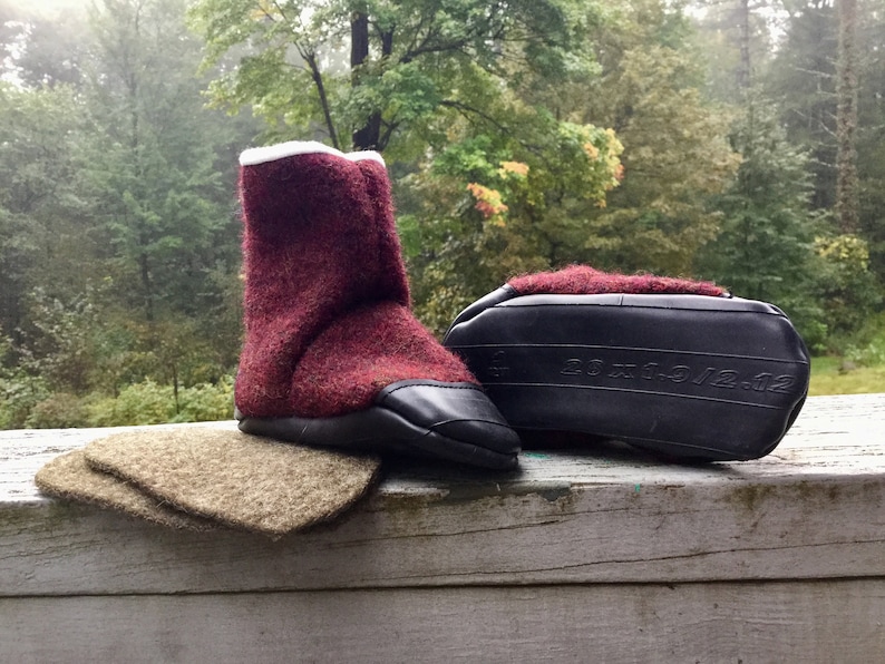 wool baby slippers