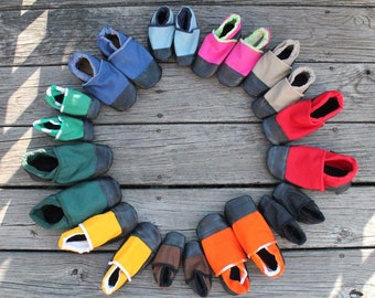 Outdoor Kids Shoes, Minimalist Shoes, Soft Soled Shoes, Vegan Shoes, Mighty Muck Shoes, Rubber Soles, Spring Mud & Muck Shoes Rainbow Colors
