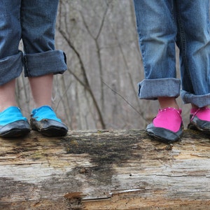 Outdoor Kids Shoes, Minimalist Soft Soled Shoes, Barefoot, Toddler, Vegan Shoes Rubber Soles, Muck Shoes, Waldorf School / Mighty Muck Shoes image 2