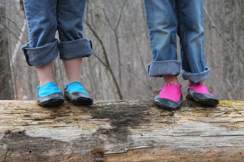 Outdoor Kids Shoes, Minimalist Soft Soled Shoes, Barefoot, Toddler, Vegan Shoes Rubber Soles, Muck Shoes, Waldorf School / Mighty Muck Shoes image 2