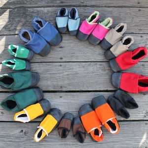 Outdoor Kids Shoes, Minimalist Soft Soled Shoes, Barefoot, Toddler, Vegan Shoes Rubber Soles, Muck Shoes, Waldorf School / Mighty Muck Shoes image 1