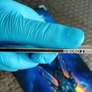 Plaque rigide Dibond 3mm pour impression d'art durable.
