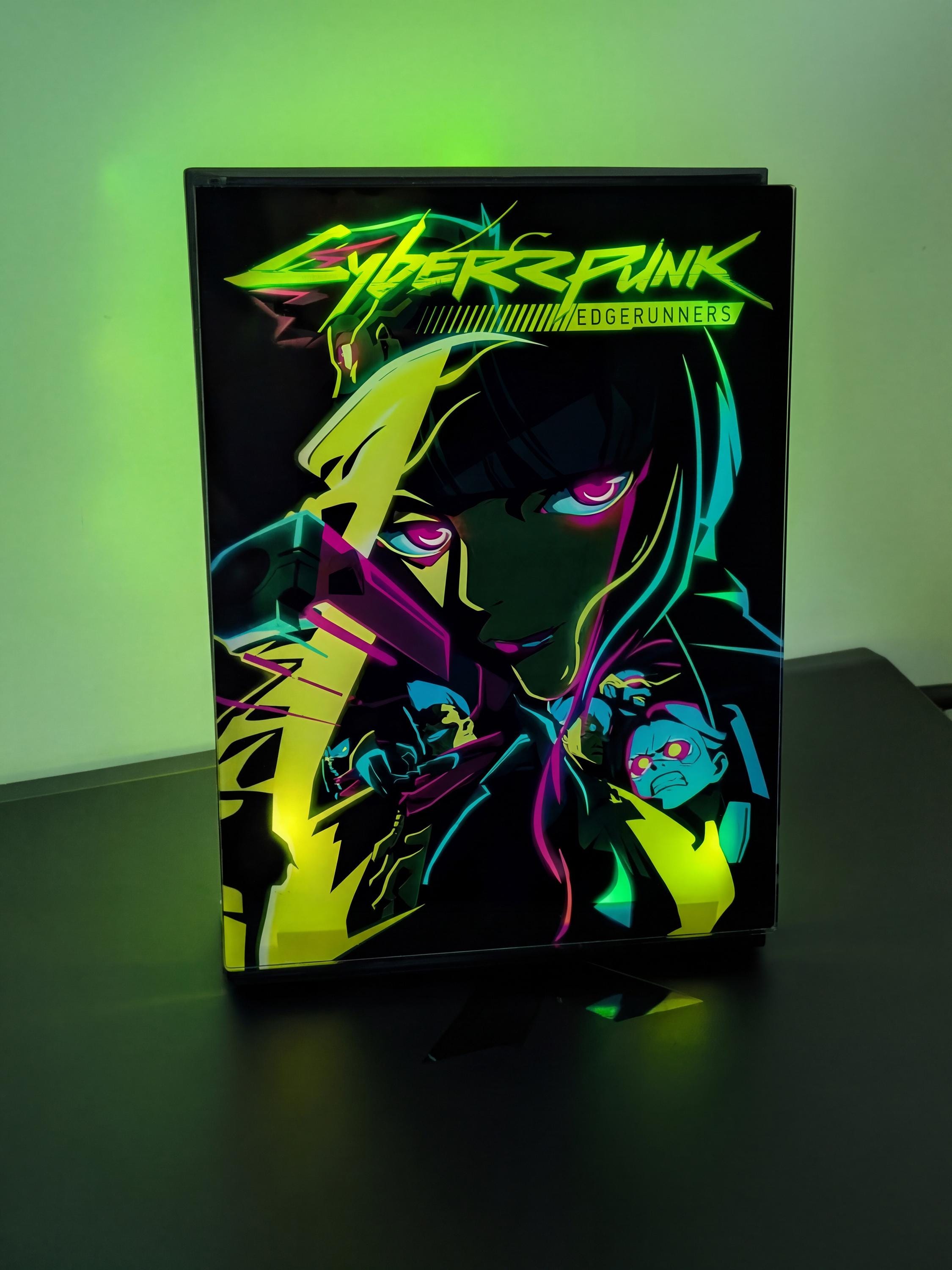 Cyberpunk Edgerunners Neon Lamp | Light-up Anime Decor Setup