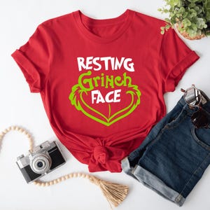 Resting Grinch Face Shirt, Merry Grinchmas T-Shirt, Grinch Christmas Shirt, Funny Christmas Shirt, Family Christmas Tee, Best Christmas Gift