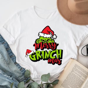 Merry Grinchmas Shirt, Grinch Christmas Tee, Funny Christmas Shirt, Grinchmas T-Shirt, Family Christmas Tee, New Year T-Shirt, 2024 Tee