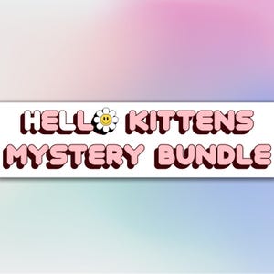 Hello Kittens Mystery 16oz UVDTF Cup Wraps Bundle