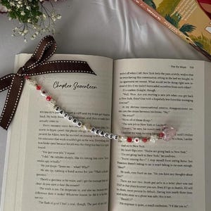 Custom Beaded Book Charm: Made-to-Order Bookmark