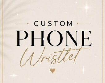 DESIGN YOUR OWN | Handmade Phone Wristlet