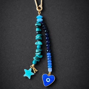 TOP SELLER! Handmade Beaded Bag Chain | Stackable Purse Charm Keychain | Customizable Accessory Gift