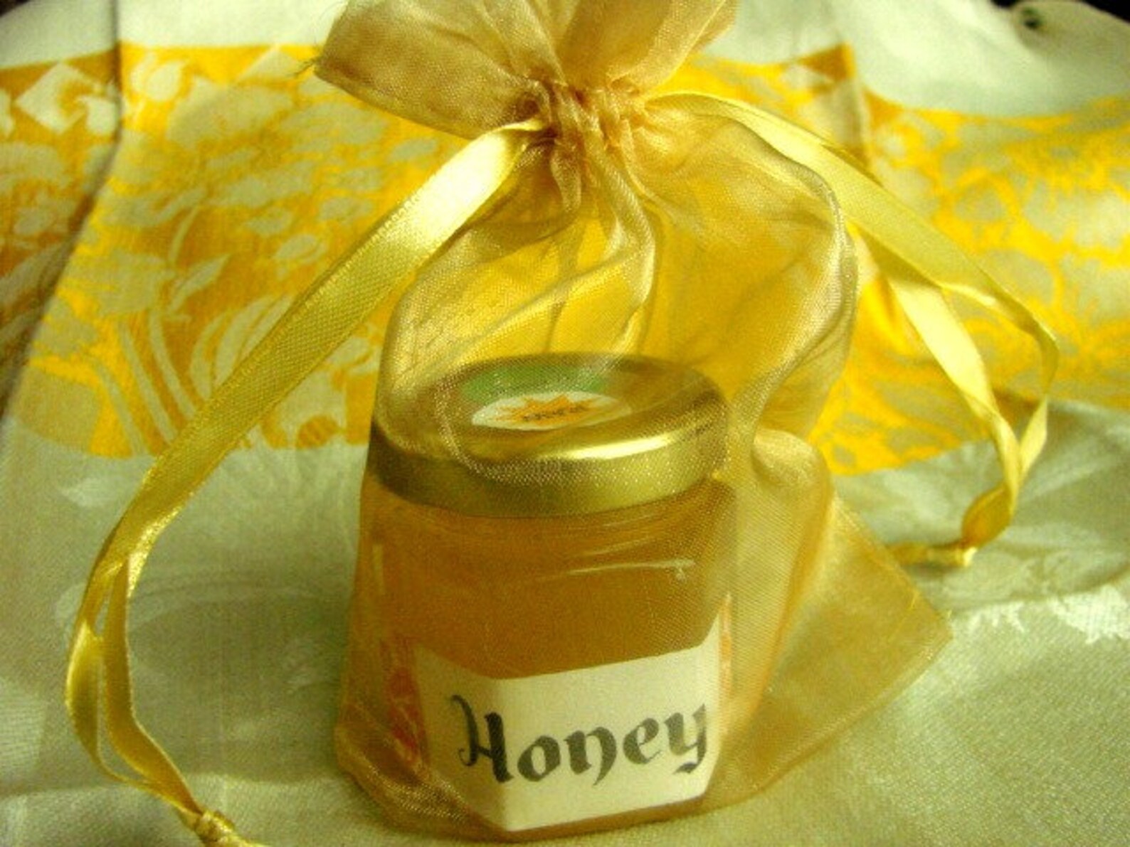 Mini Pure Honey Jar Gift 2oz Favor New York Hexagon Kosher Etsy