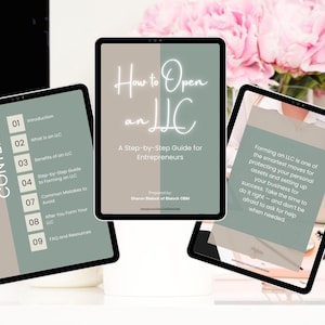 LLC Startup Guide for Small Business | How to Start an LLC | Digital Download