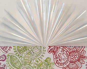 Dot Art verfkegels: cellofaan henna-applicator, set van 10 inch