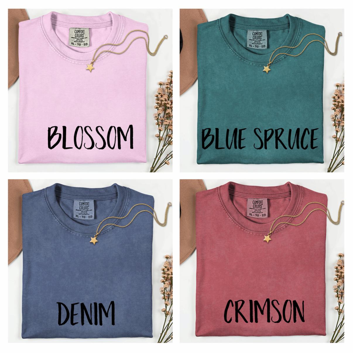 Embroidered Comfort Colors® I Could Be Meaner TShirt, Funny Shirt For Women, Sarcasm Tee, Funny Quote Oversized Shirt, Gift for Her