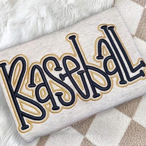 Moletom personalizado com bordado 3D estilo beisebol, ideal para a temporada, perfeito para demonstrar seu espírito universitário nos dias de jogo. Presente perfeito para torcedores!