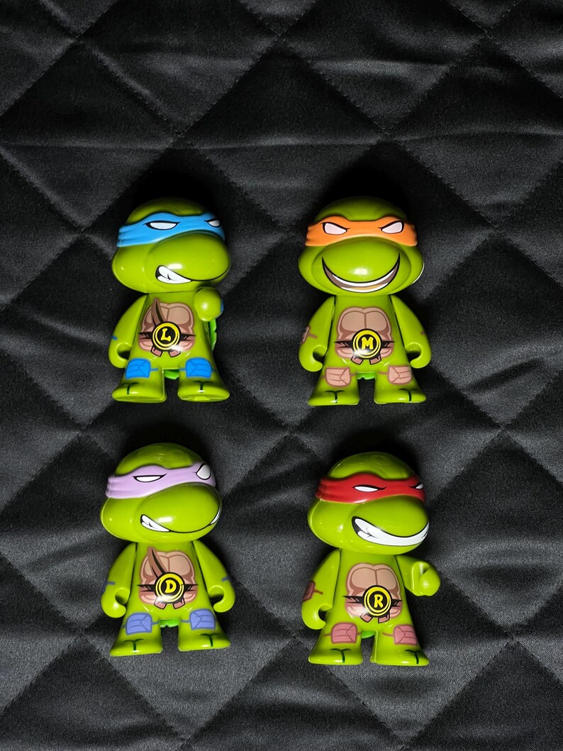 Teenage Mutant Ninja Turtles Mini Figure Set – TMNT Collectible Block ...