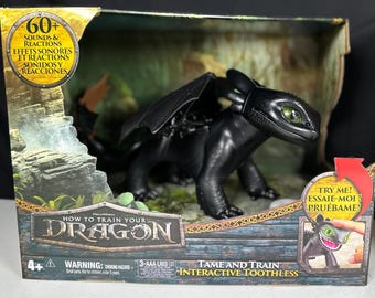 Interactive Toothless Dragon – How to Train Your Dragon Toy (Sounds & Reactions)