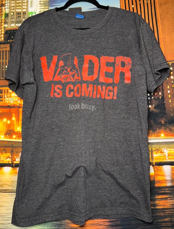 Star Wars Darth Vader T Shirt | “Vader Is Coming”… - image 1