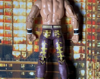 WWE John Morrison Action Figure – Sunglasses, Purple/gold Gear