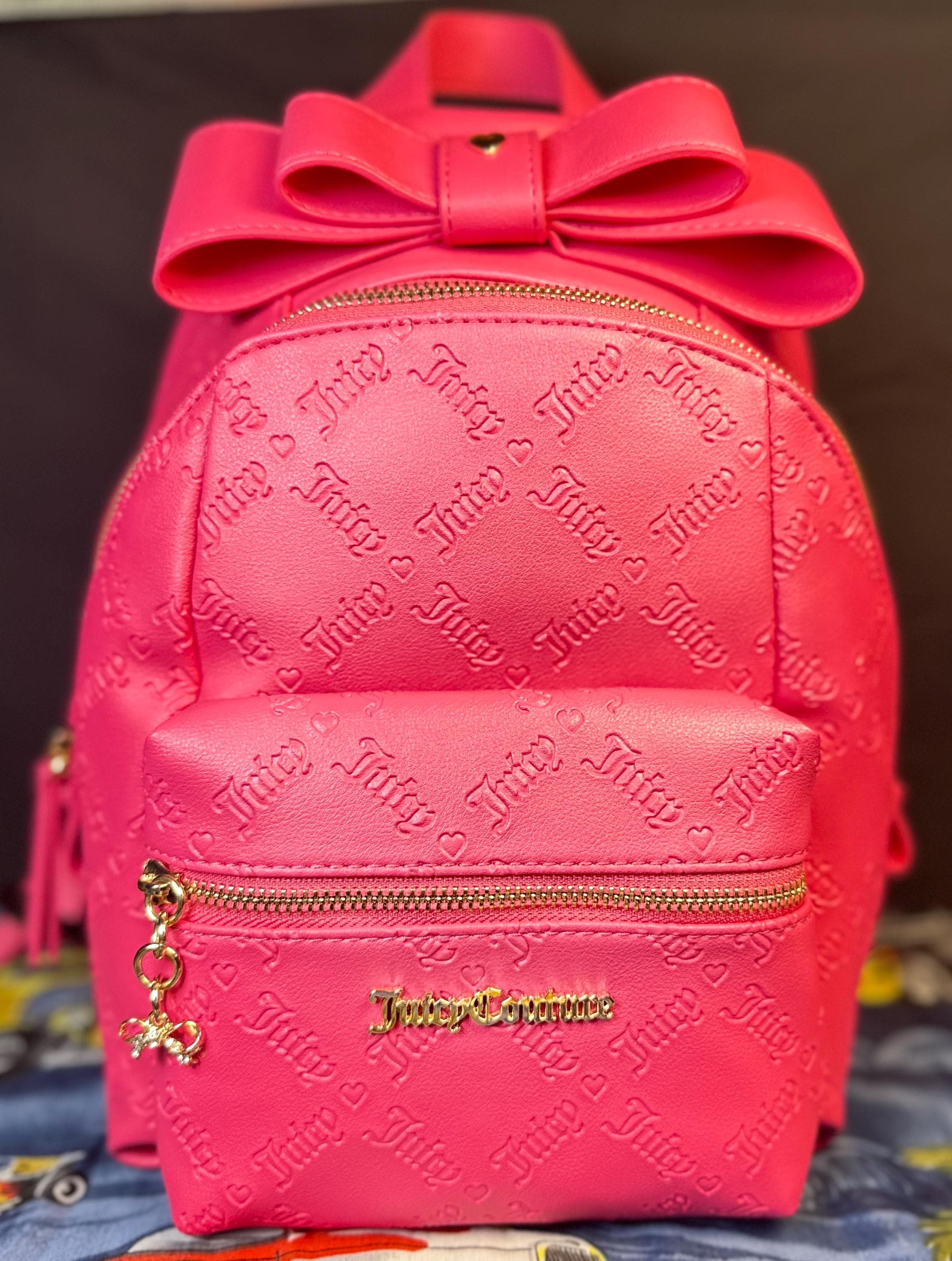 juicy couture clear skies mini backpack Amazon.com | Women's Rosie Backpack, Bag with Adjustable Back Straps, Stylish Design Juicy Couture Pink Bow Mini