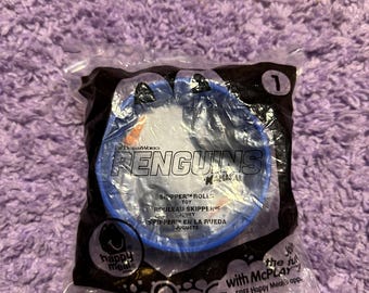 Vintage 2014 McDonald’s Penguins of Madagascar Skipper Toy (Sealed) | Happy Meal Collectible | DreamWorks Promo Toy