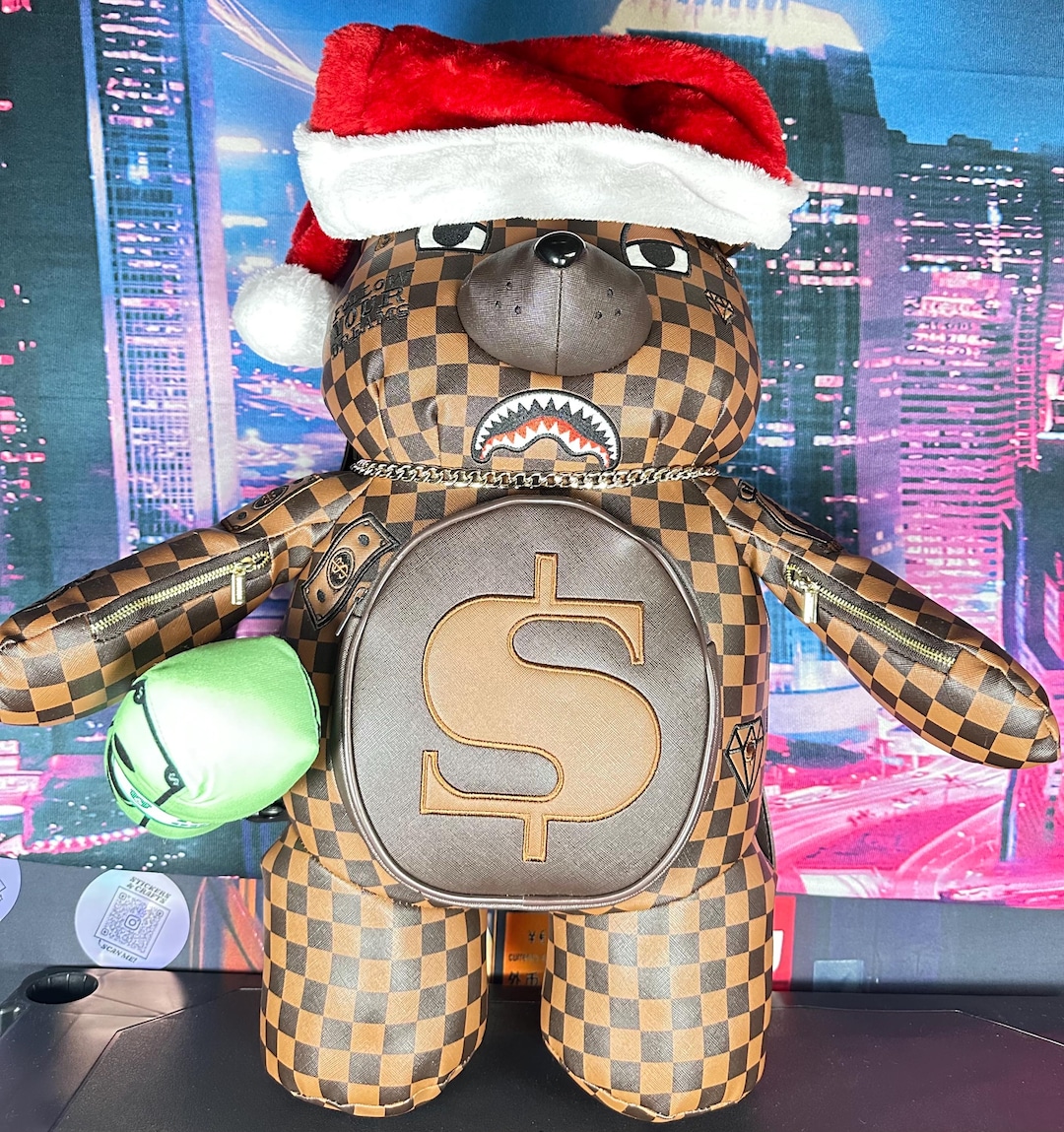 Rare Sprayground Bear Backpack – Limited Edition Money Bear  display picture 1