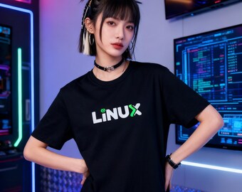 Minimal Linux T-shirt – Programmer Tech T-shirt