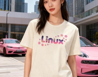 Aesthetic Linux-shirt – leuk technisch T-shirt voor ontwikkelaars en open source-liefhebbers