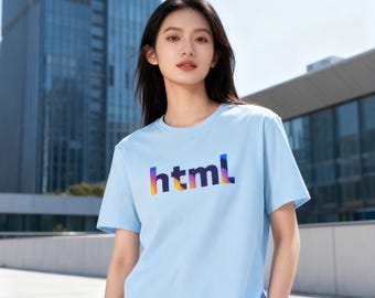 Minimal HTML Developer T-shirt – Web Programmer T-shirt
