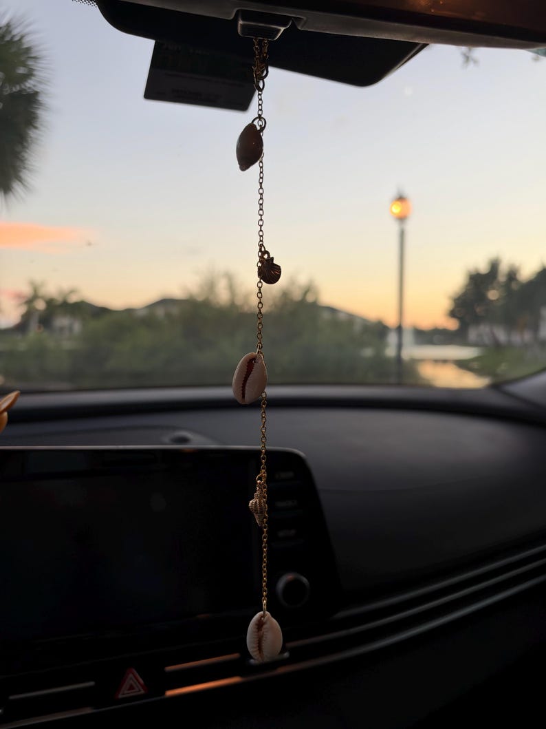 Small Cowries Gold Cowrie Shell Car Accessory - Etsy