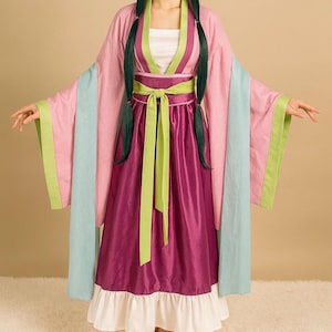 Maomao Cosplay Halloween Costume – The Apothecary Diaries Pink Dress Set for Women | Anime Costume & Halloween Party