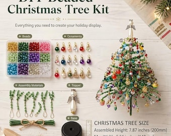 Westrim Beaded Miniature Christmas Tree Kit 