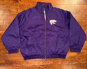 Vintage 1990s K-State Kansas State University Wildcats NCAA Jacket Large