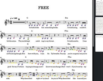 KPop Demon Hunters 'FREE' Easy Piano Sheet Music (Printable PDF)