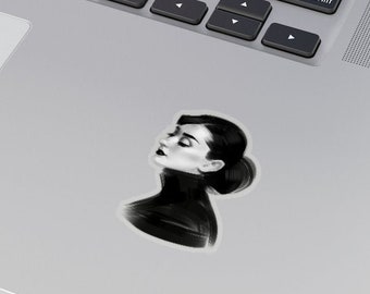 Audrey Hepburn Kiss-Cut Stickers