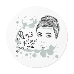 Bearbeiten Sie schöne runde Vinyl Sticker