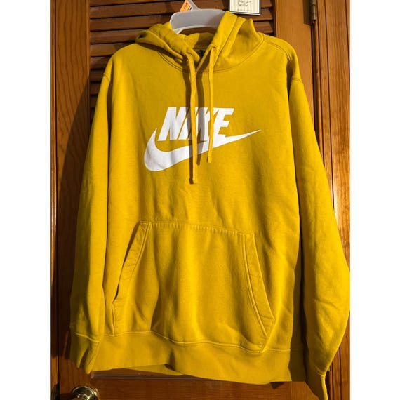 Nike Pullover Gold Hoodie — Large View 3