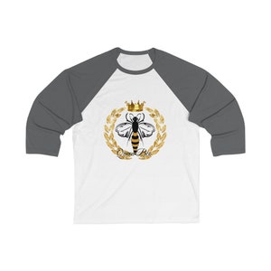 Queen BEE Unisex 3/4 Sleeve Baseball Tee
