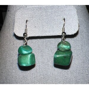 Green Mountain Turquoise Earrings