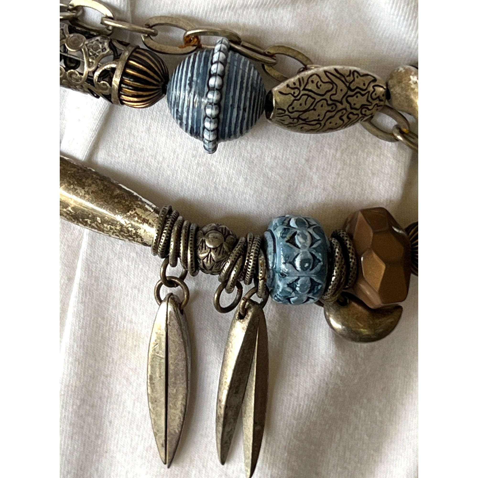 Southwestern Metal And Ceramic Belt -- 48\