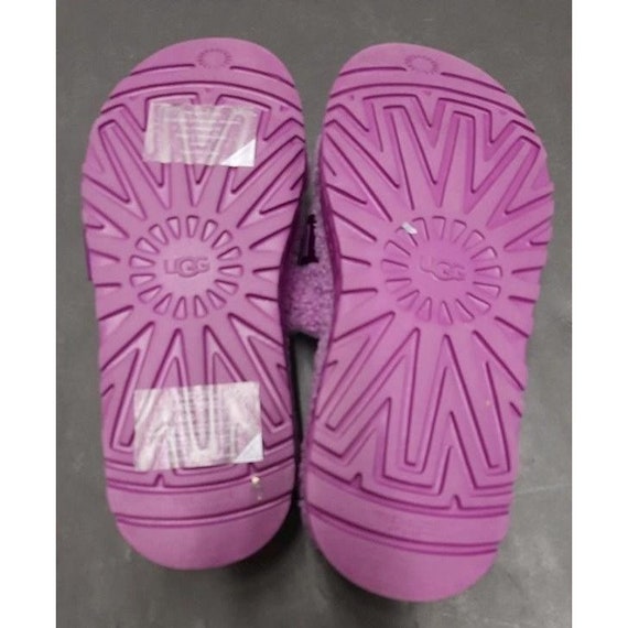 UGG Fuzzy Purple Slip On Women's Sandals --  Size… - image 2