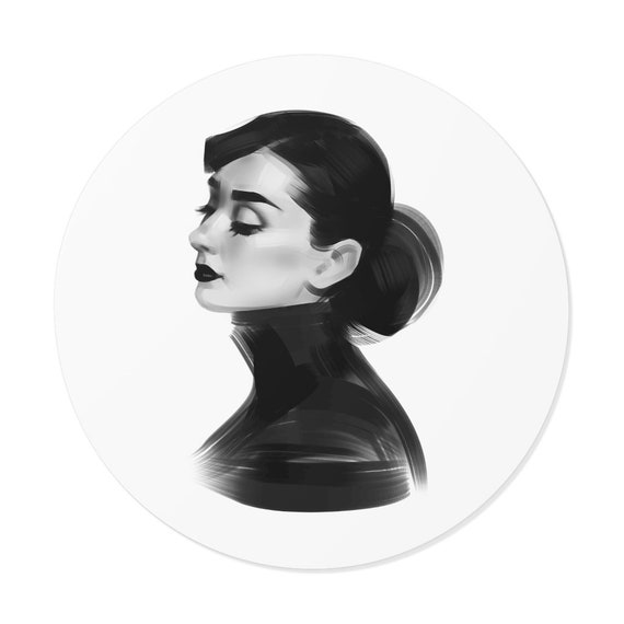 Supreme オードリーヘプバーン　新品　円形ステッカー 激レア オードリー・ヘプバーン 6 枚入り 円形ビニールステッカー - Etsy 日本