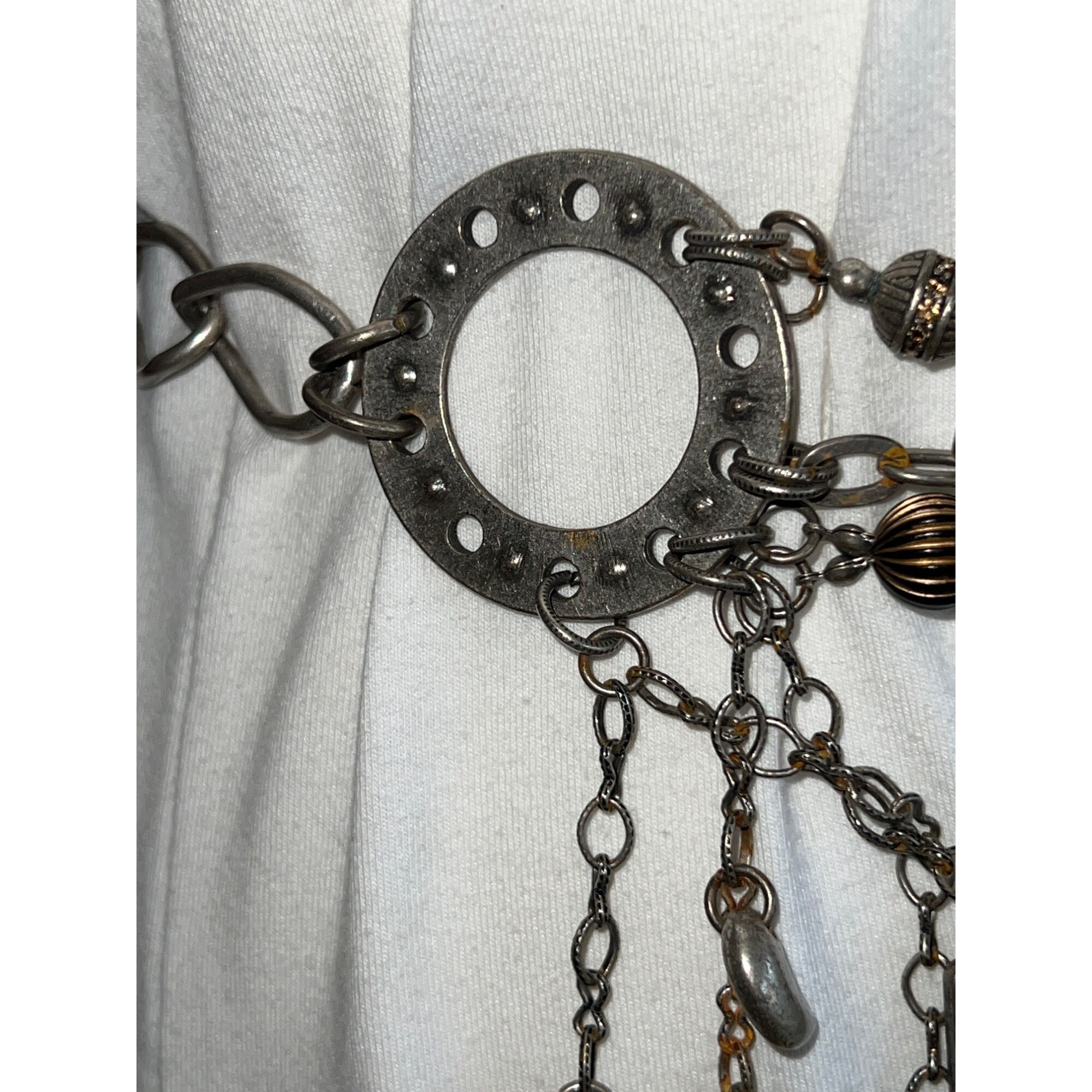 Southwestern Metal and Ceramic Belt -- 48 display picture 1
