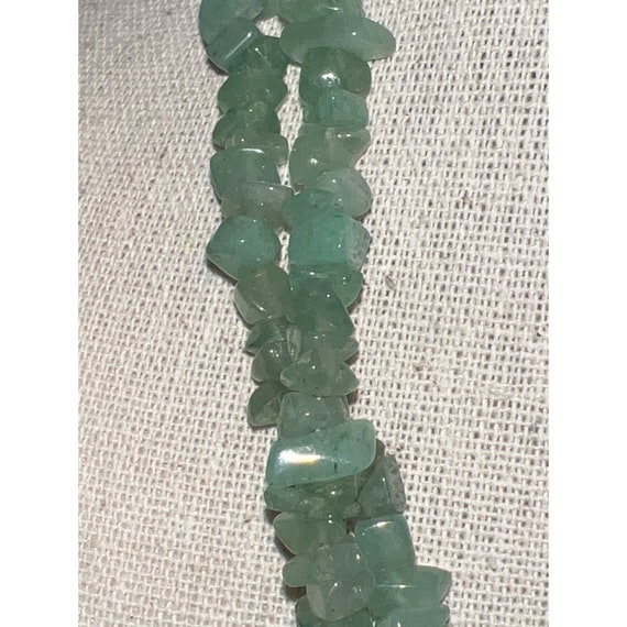 Jadeite Chip Necklace -- 34" - image 3